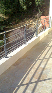 GARDE-CORPS ACIER-INOX